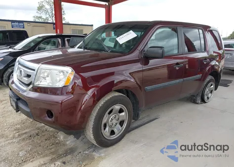 2011 Honda Pilot Lx from USA, damaged, VIN 5FNYF4H26BB018165